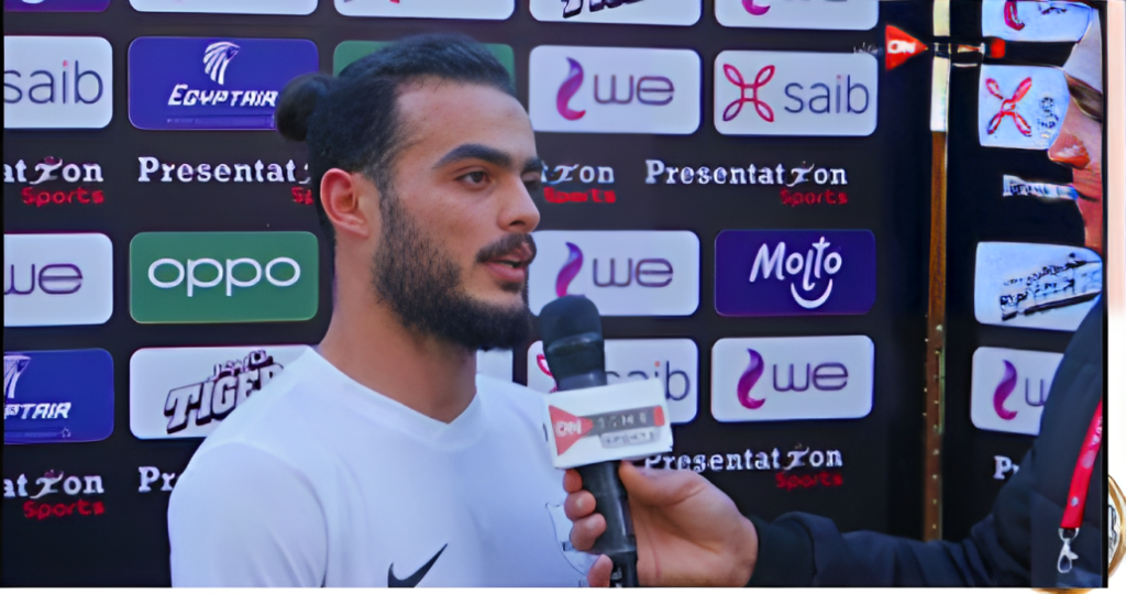 لاعب كره القدم مصطفى دويدار فى لقاء مع قنات اون tv