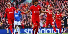 ليفربول يفوز على إيفرتون و صلاح ويرفض الاحتفال