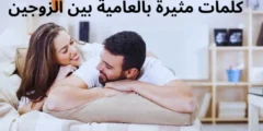 كلمات مثيرة بالعامية بين الزوجين